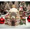 kevinsgiftshoppe Ceramic Santas Village Cookie Jar Home Decor   Kitchen Decor Christmas Decor